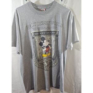 Vintage Mickey Mouse Disney Designs Walt Disney World T Shirt Size Large